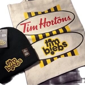 Justin Bieber Tim Hortons Tote and Hat